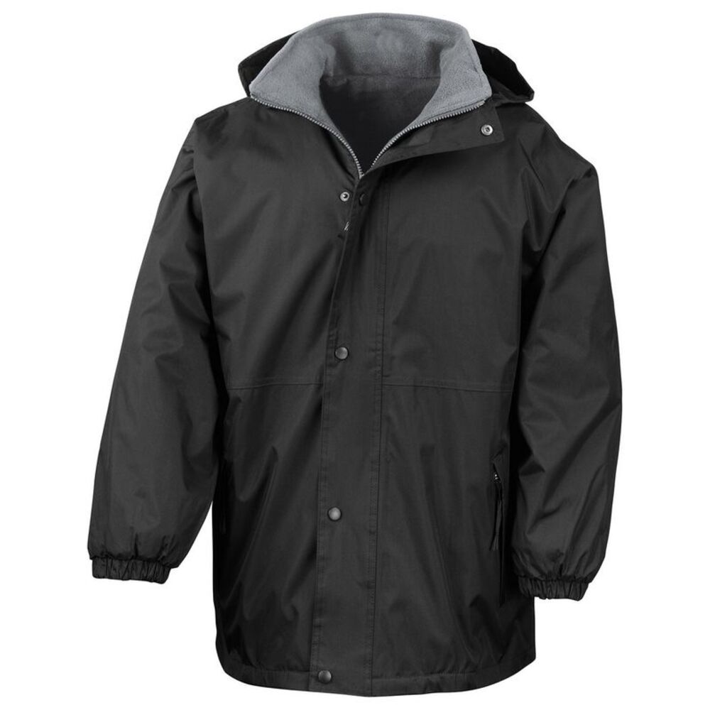 Result Childrens/Kids StormDri 4000 Reversible Jacket / Black/Gray